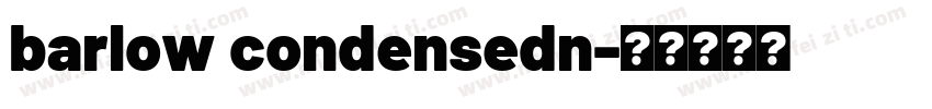 barlow condensedn字体转换